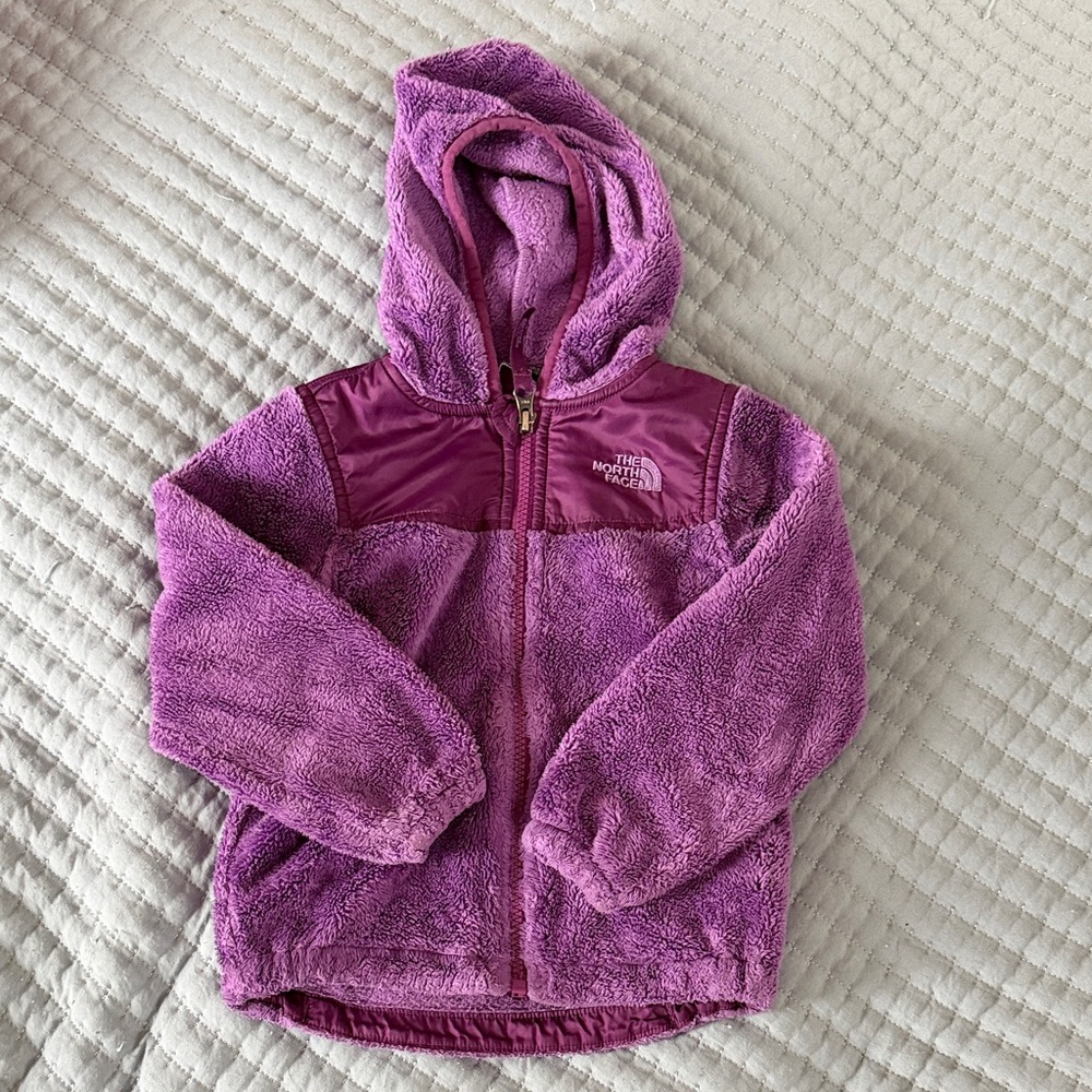 The North Face Kids Purple Fleece Hoodie